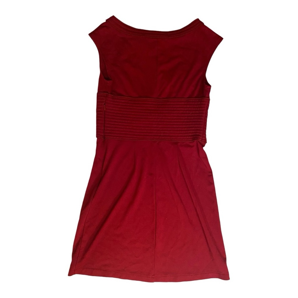 Max Studio Sleeveless Dark Red Dress